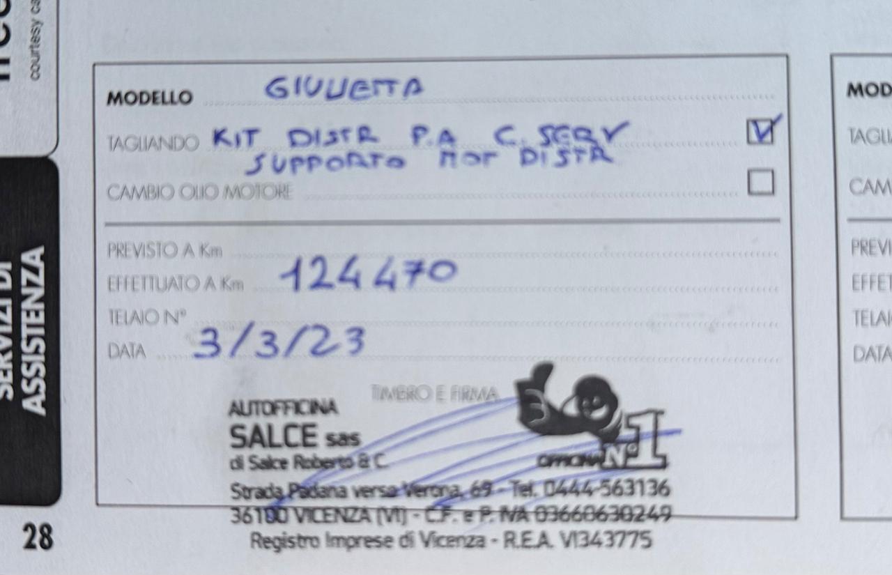 Alfa Romeo Giulietta 2015 1.6 JTDm- ok neopatentati ! ! !