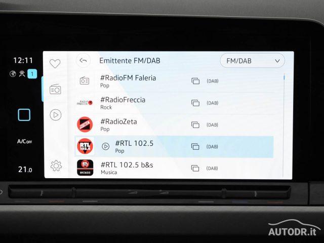 VOLKSWAGEN Golf 1.0 TSI EVO 110cv Life Virtual, ACC, AppConnect