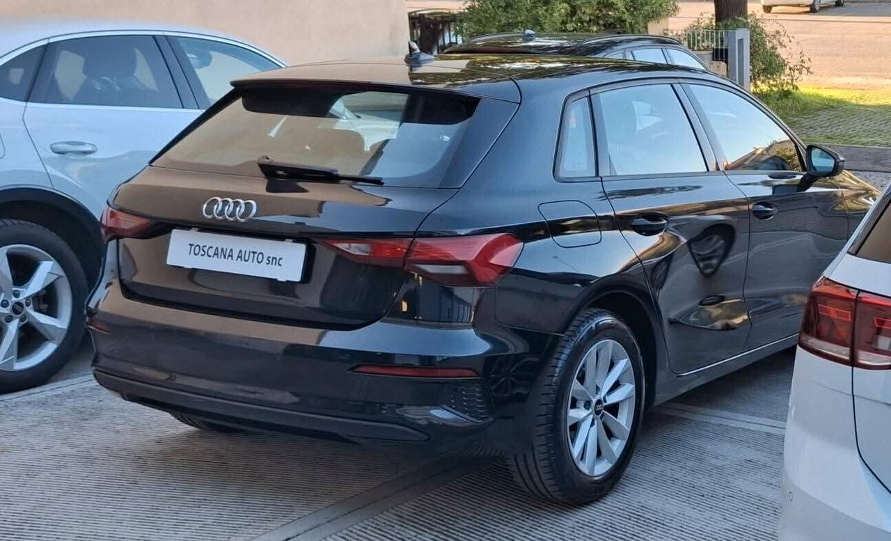 Audi A3 SPB 35 TDI 150cv S tronic uniproprietario
