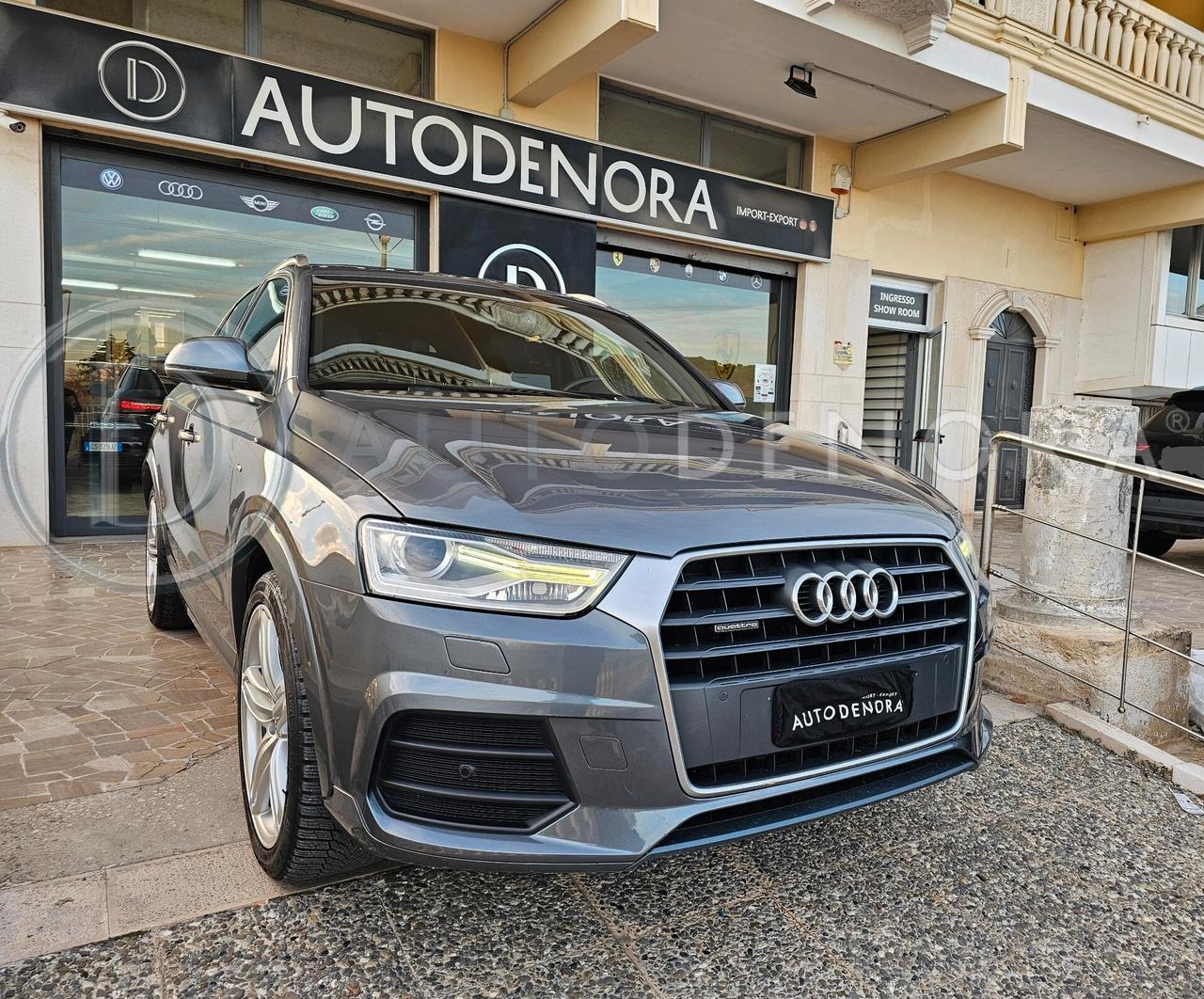 Audi Q3 2.0 TDI 184 CV quattro S tronic#S-LINE#LED#XENO#NAVI#GANCIO TRAINO