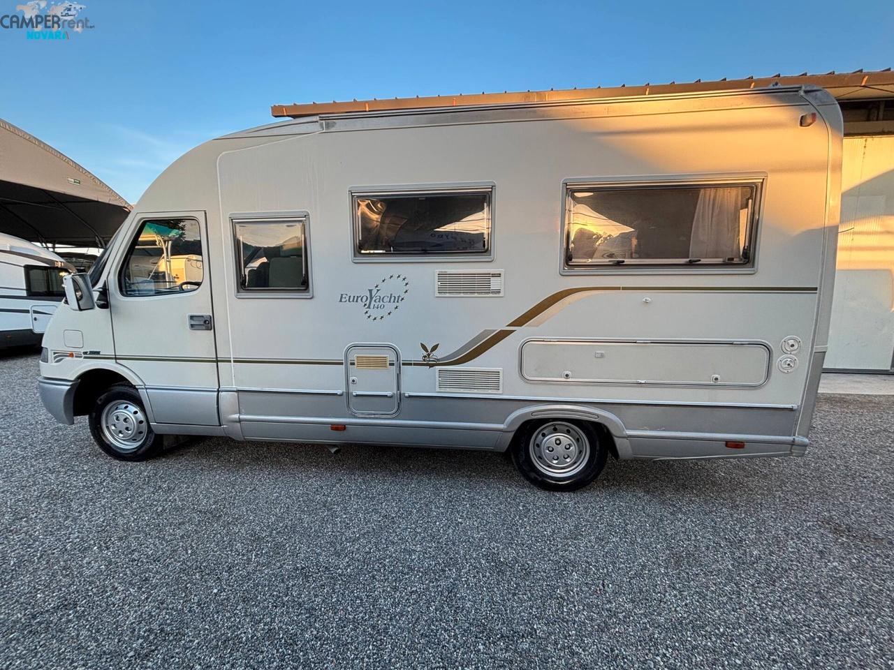 MOBILVETTA EURO YACHT 140 - motorhome con letto alla francese in coda
