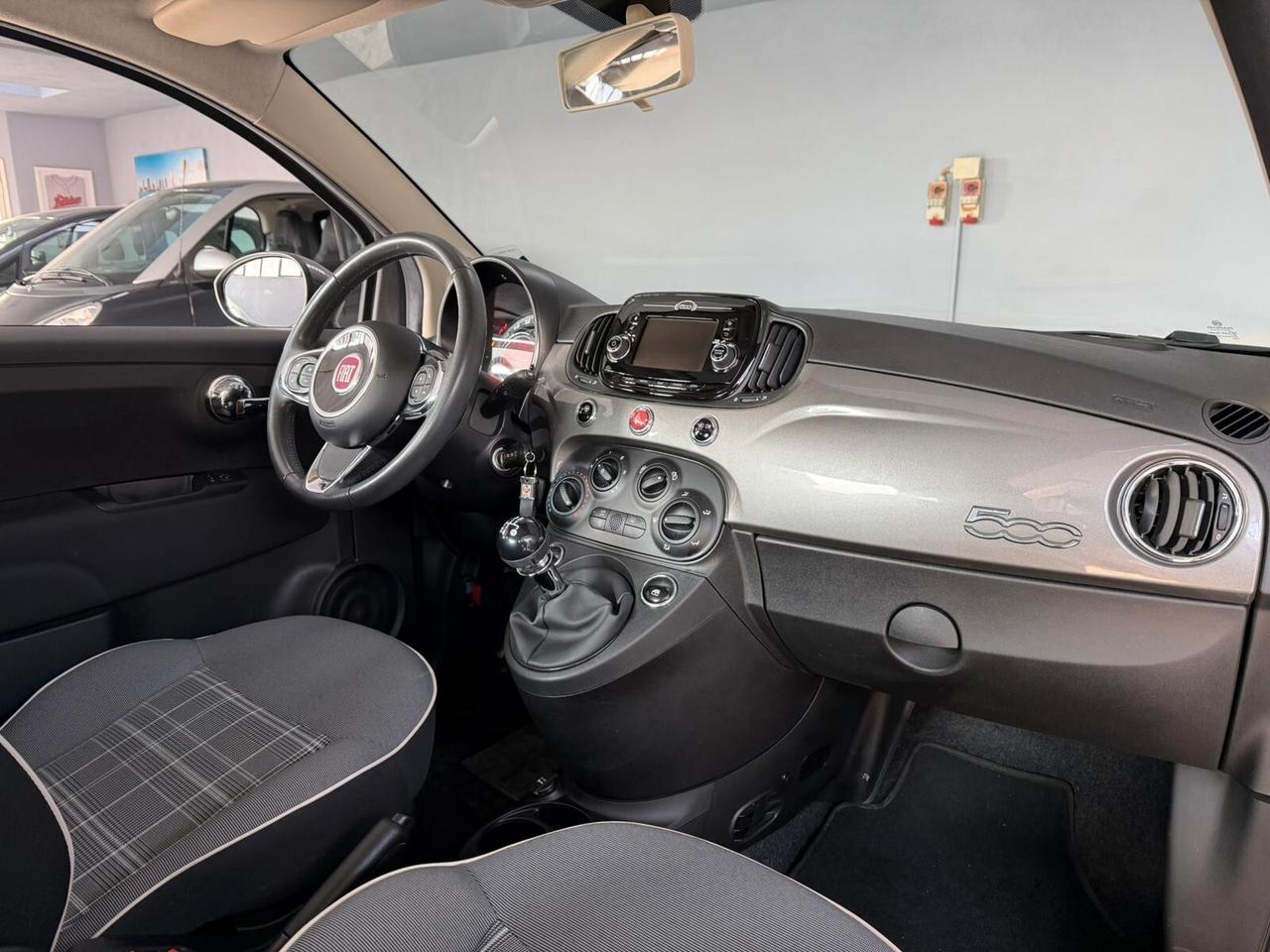 Fiat 500 1.2cc LOUNGE 69cv E6 - UNICO PROPRIETARIO