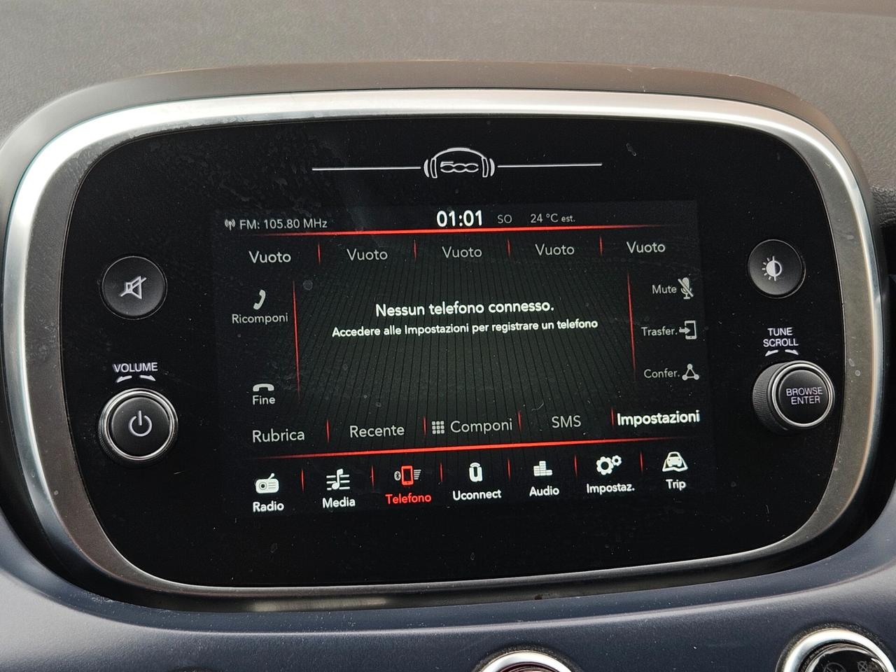 FIAT 500X 1300 MJT 95 CV CHILOMETRI CERTIFICATI