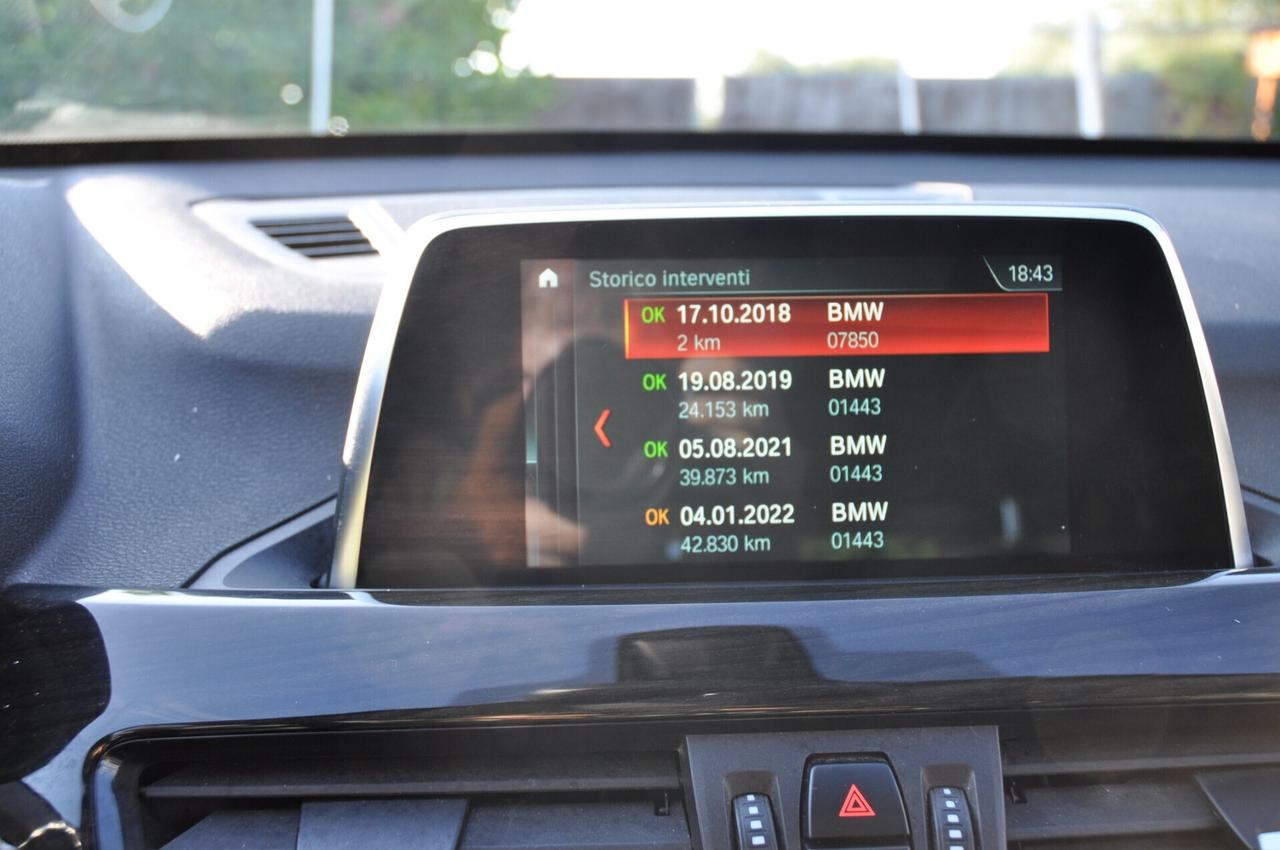 Bmw X1 180d xDrive Advantage (Gancio traino-tetto apribile)