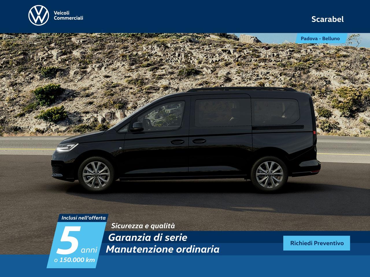 Volkswagen Caddy maxi 1.5 phev 150cv life dsg