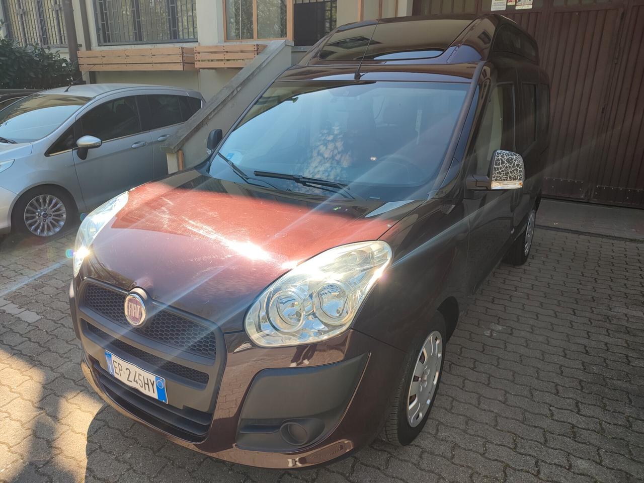 FIAT DOBLO 2012 BENZINA PEDANA DISABILI ELETTRICA TETTO ALTO