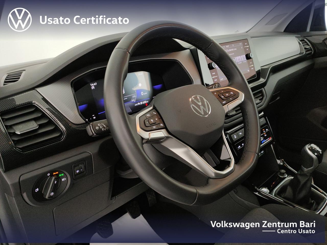 Volkswagen T-Cross 1.0 tsi life 95cv