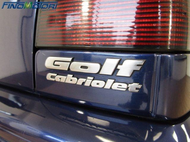 VOLKSWAGEN Golf Cabriolet 1.6 101 CV CABRIOLET - UNICO PROPRIETARIO