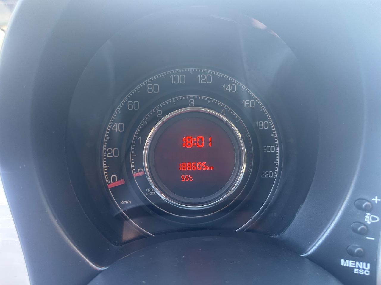 Fiat 500 1.3 Mtj 16V 75 CV Lounge 2009 KM 188605 CERT