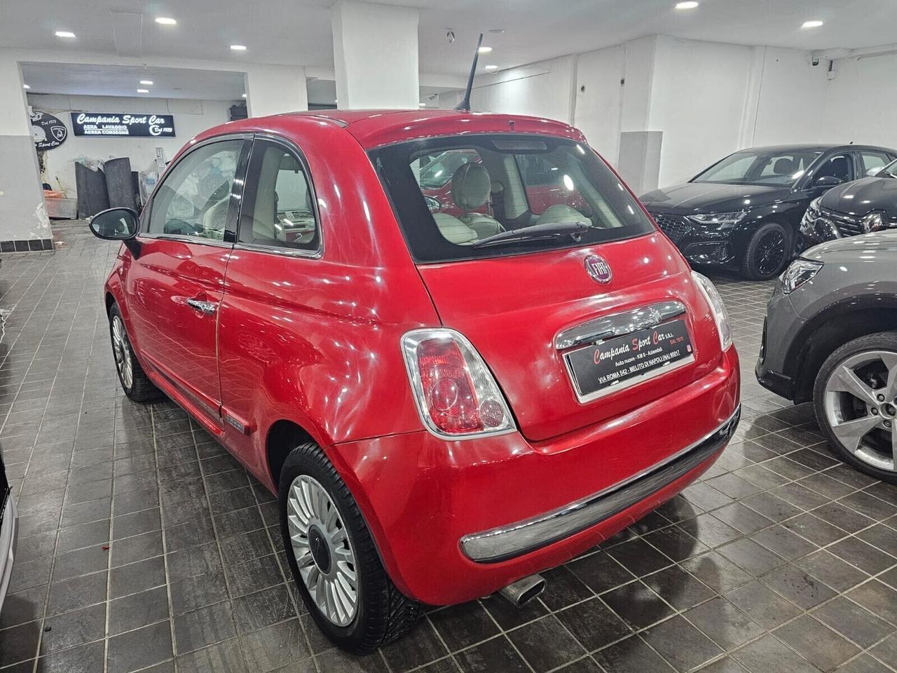NUOVA FIAT 500 LOUNGE 1.2 BENZ 69CV DUALOGIC TETTO PANORAMICO APRIBILE