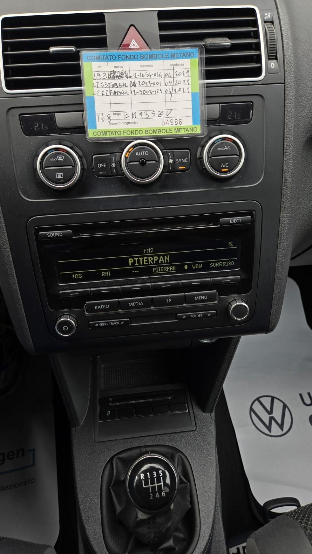 Volkswagen Touran Business 1.4 Comfortline EcoFuel 5Posti