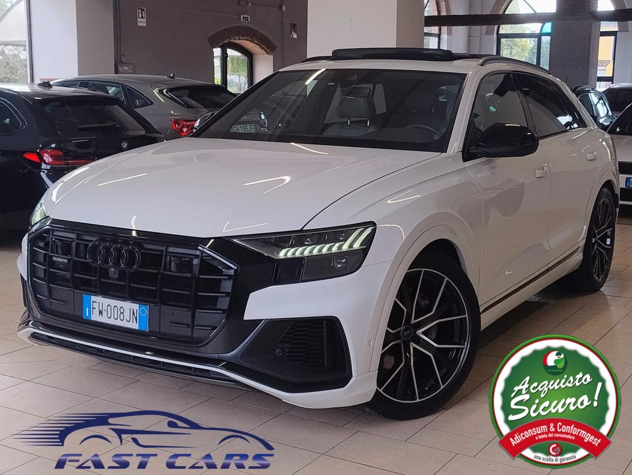 AUDI Q8 50TDI quattro tiptronic SLINE 360 TETTO TOUR AMBIENT