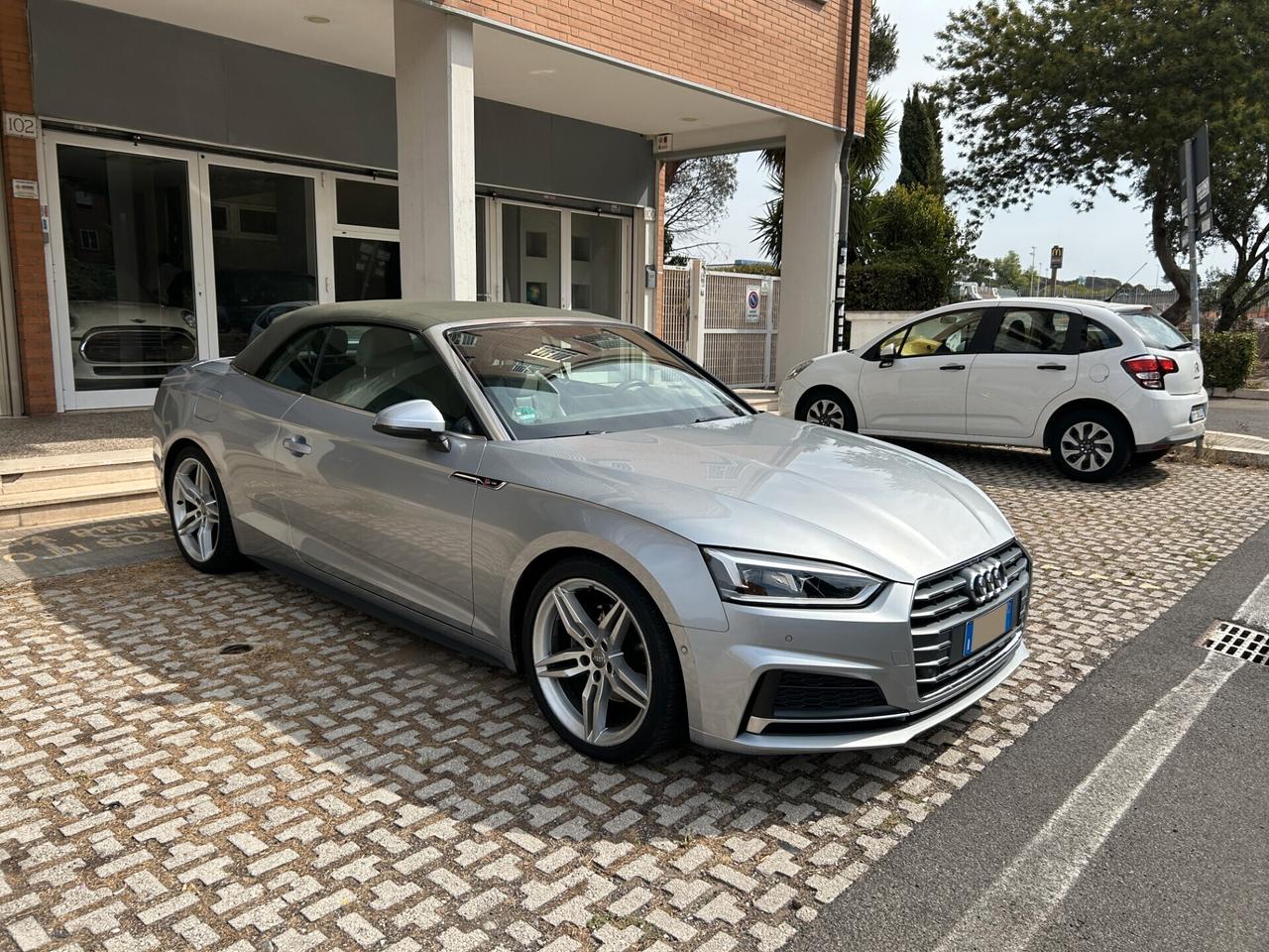 Audi A5 Cabrio 2.0 S.Line S tronic Tagliandi Audi Hybrid Air Scarf Navi Led Retrocam.