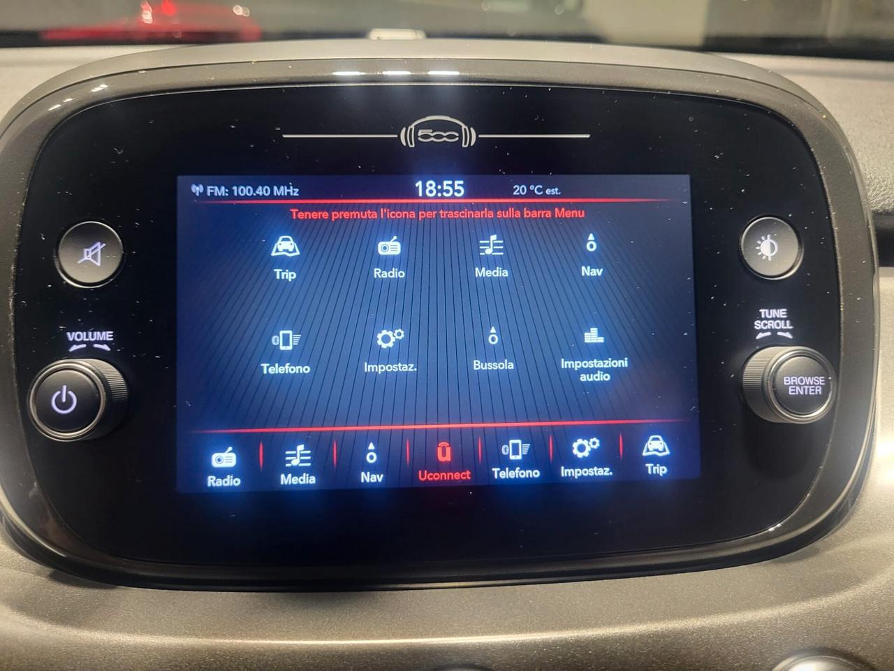 Fiat 500X 1.6 MultiJet 130 CV Sport+Full Led+Pelle+Navy...