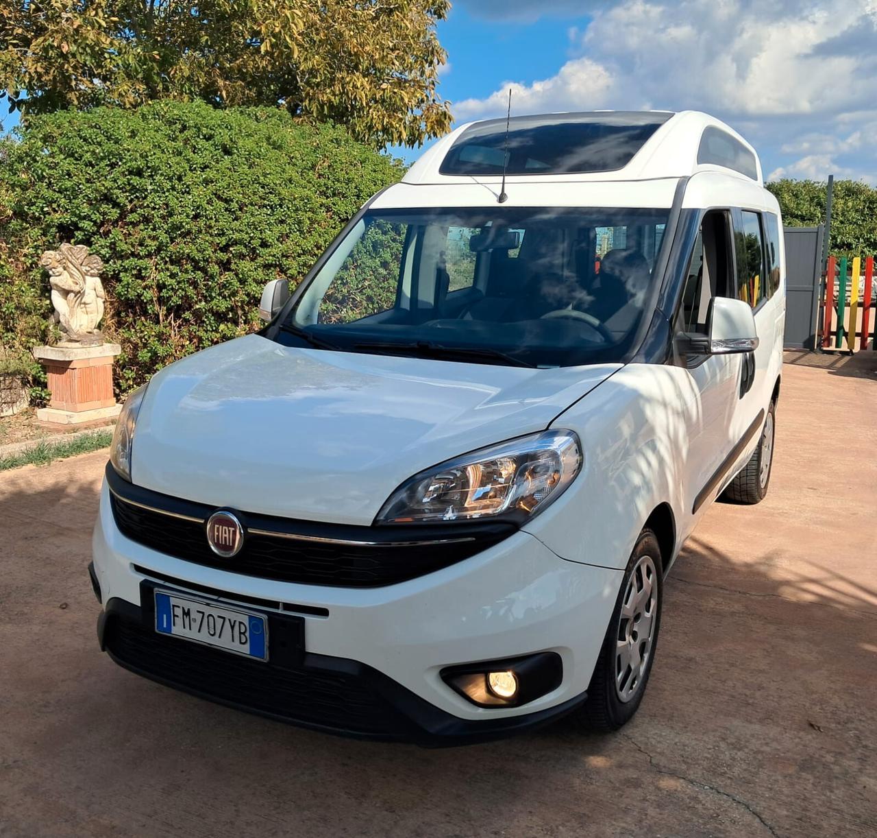 Fiat Doblo Doblò EURO6 TETTO ALTO TRASPORTO DISABILI PEDANA ELETTROIDRAULICA