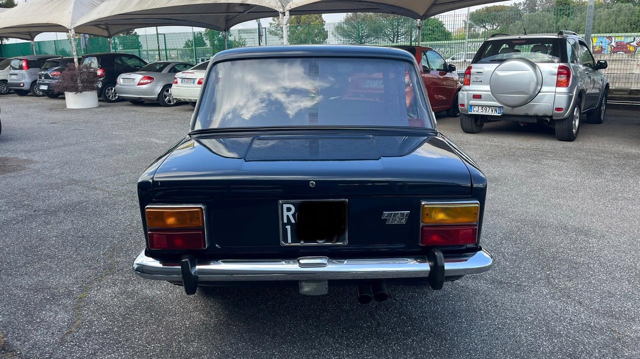 Fiat 124 Coupe BERLINA- TARGA ORIGINALE