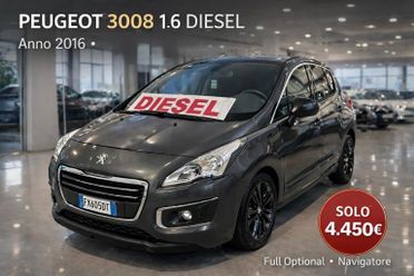 PEUGEOT 3008 1.6 DIESEL ANNO 2016