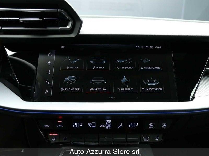 Audi A3 SPB 35 TFSI 150CV S line edition S-tronic *TETTO, 18", MATRIX, PROMO AZZURRA*
