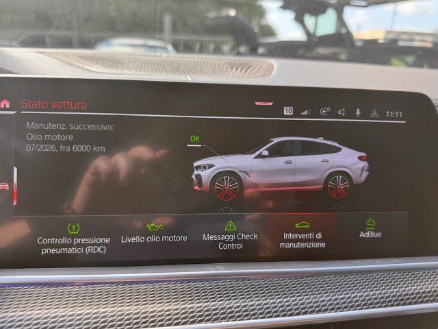 BMW X6 xDrive30d 48V Msport TAGLIANDI UFFICIALI BMW