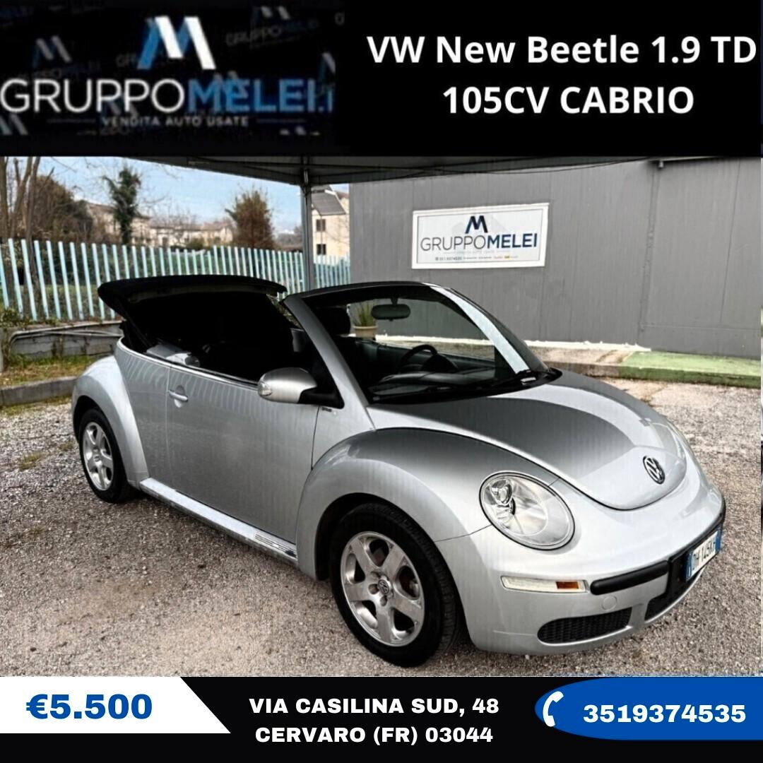 VW New Beetle 1.9 TDI 105CV CABRIO