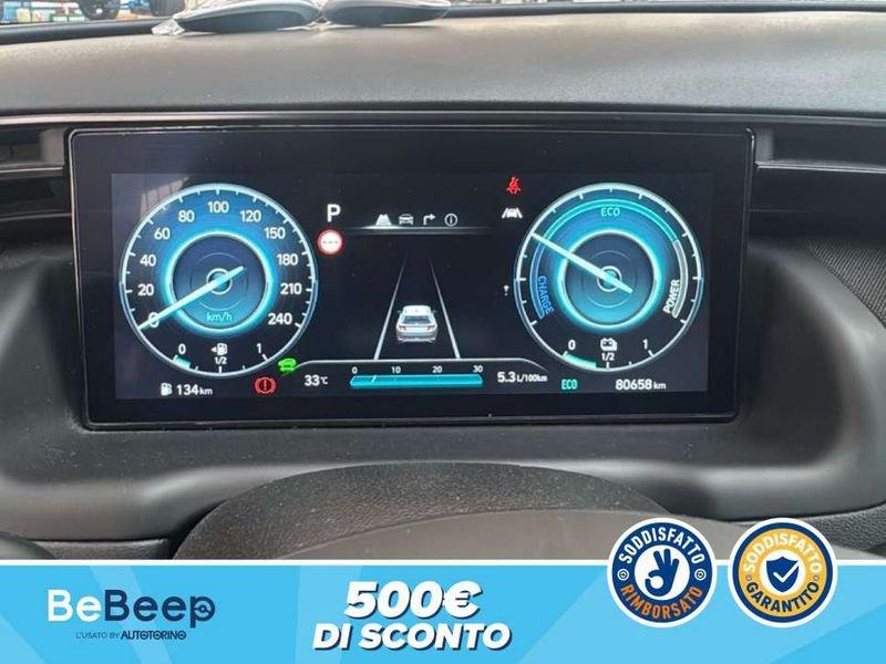Hyundai Tucson 1.6 HEV NLINE 2WD AUTO