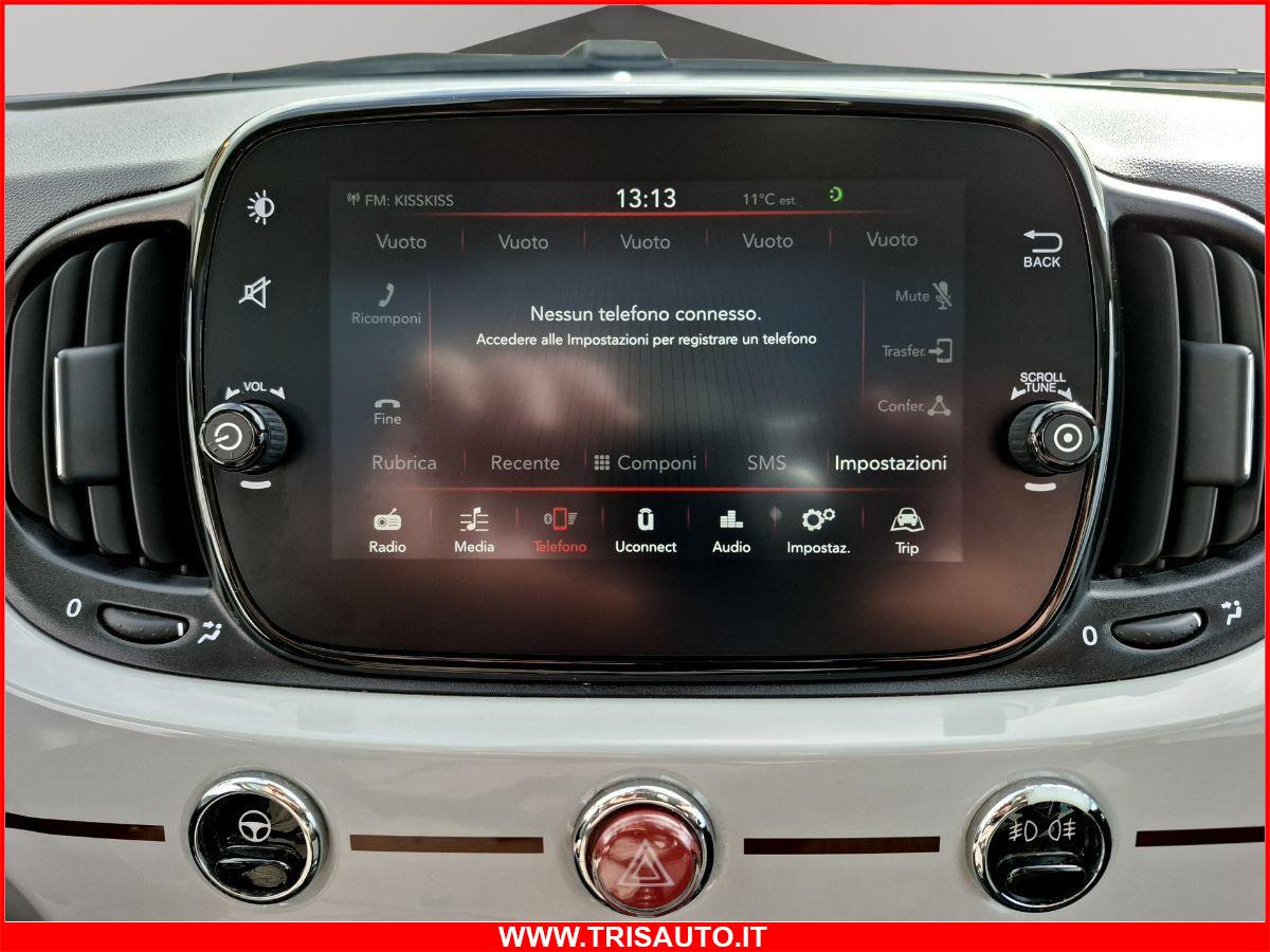 FIAT 500 1.2 Collezione NEOPATENTATI (TETTO PANORAMICO)