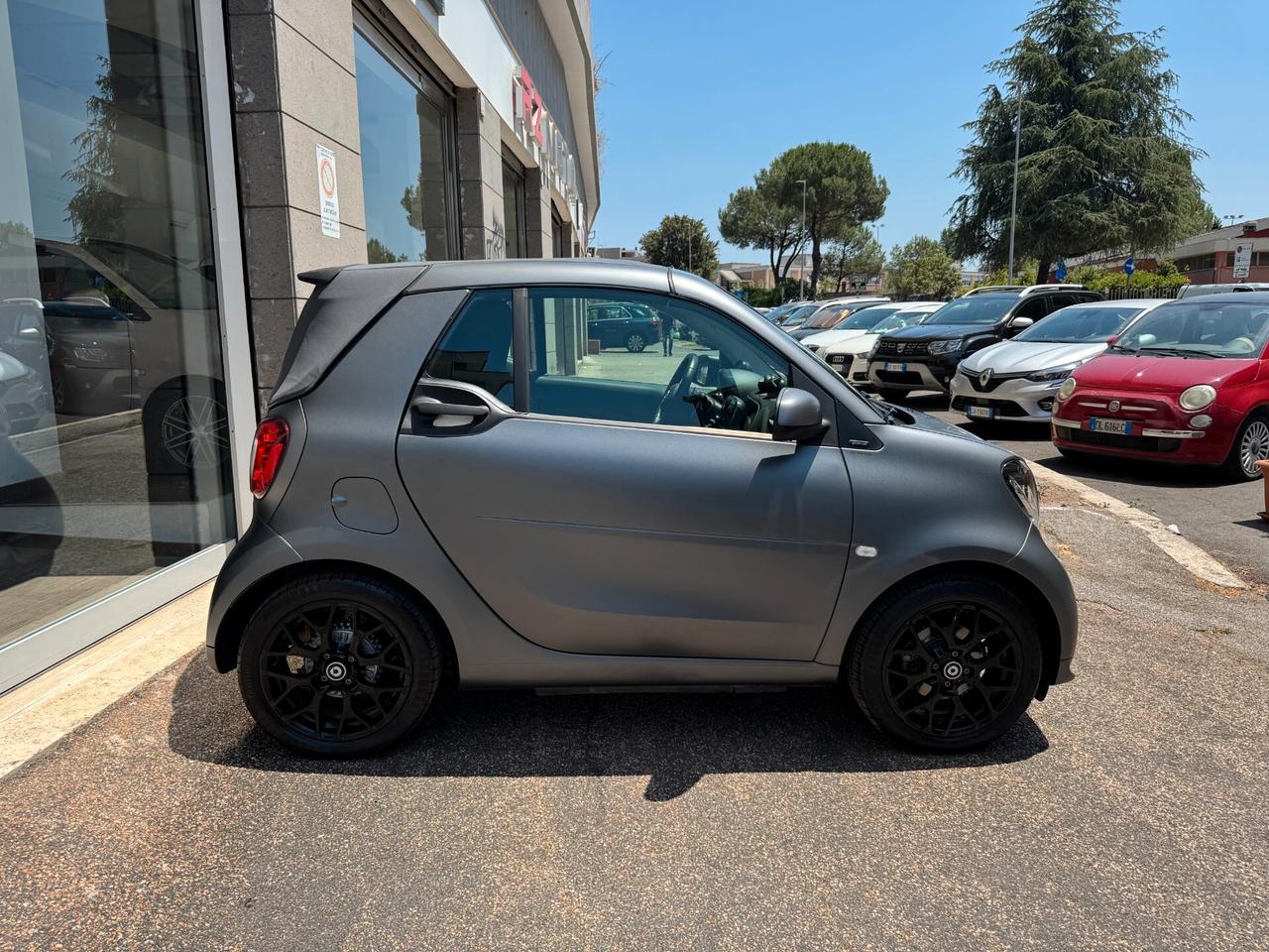 Smart ForTwo 70 1.0 twinamic cabrio Suitegrey Grey-NAVI-LED-ITALIANA-TAGLIANDI MERCEDES