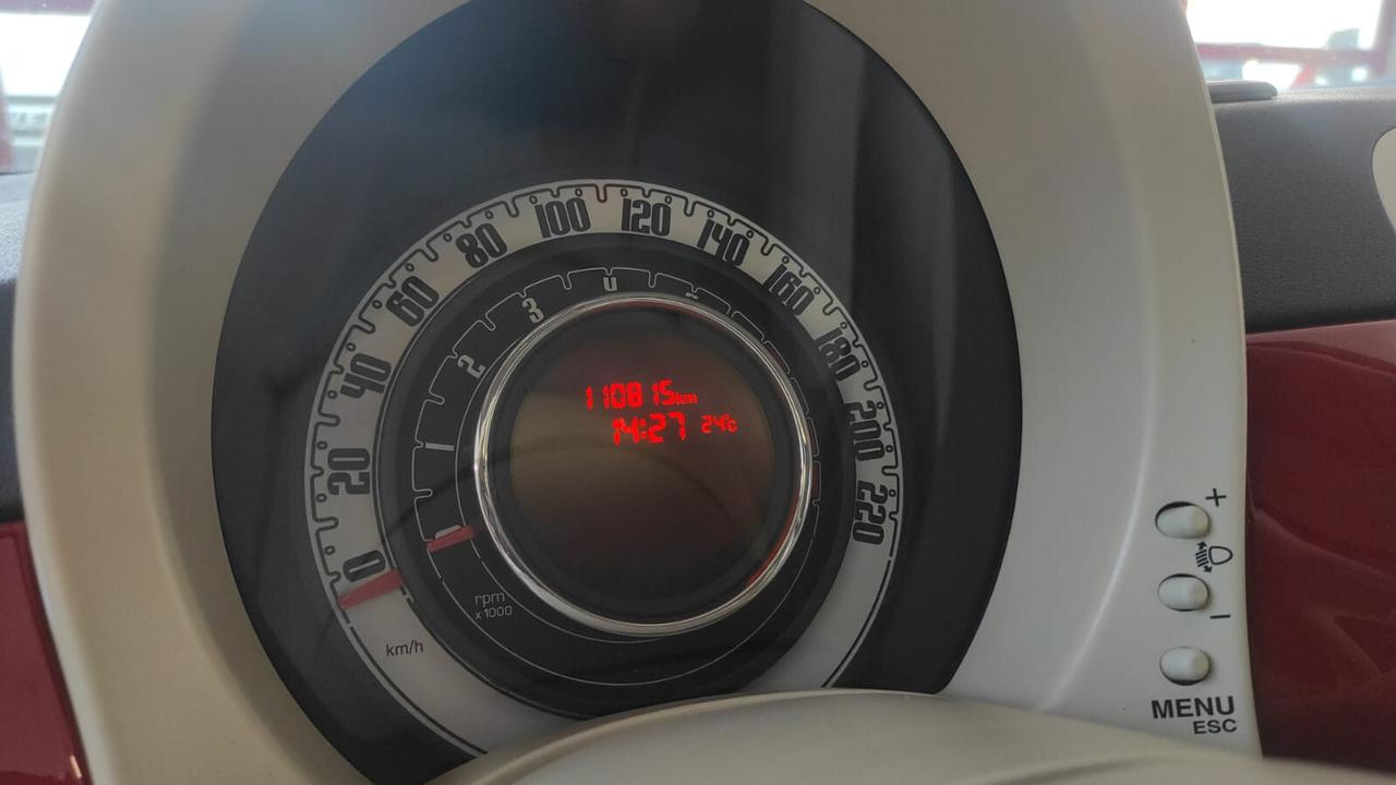 FIAT 500 1.2 BENZINA LOUNGE TETTO APRIBILE