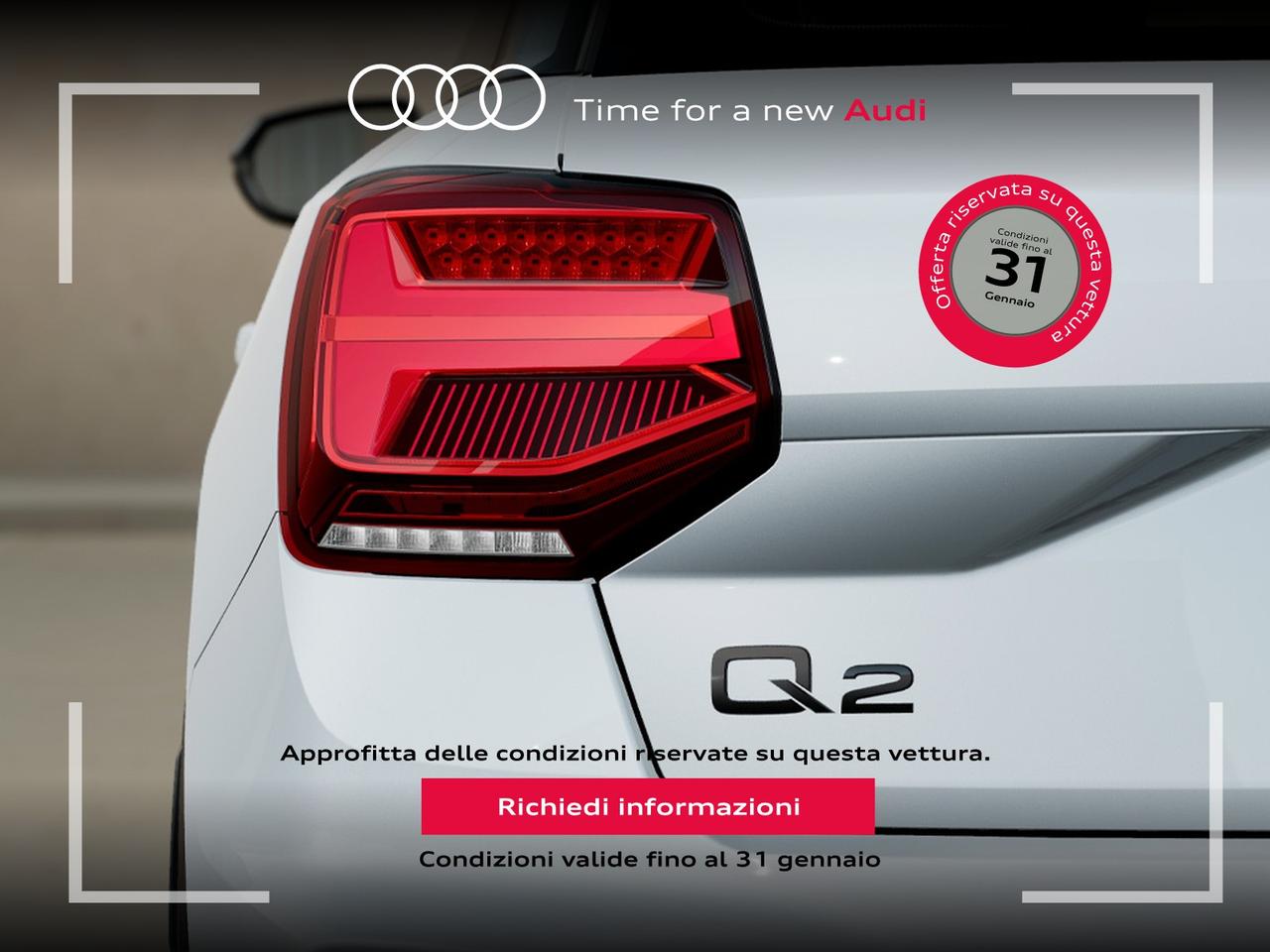 Audi Q2 35 2.0 tdi identity black s-tronic