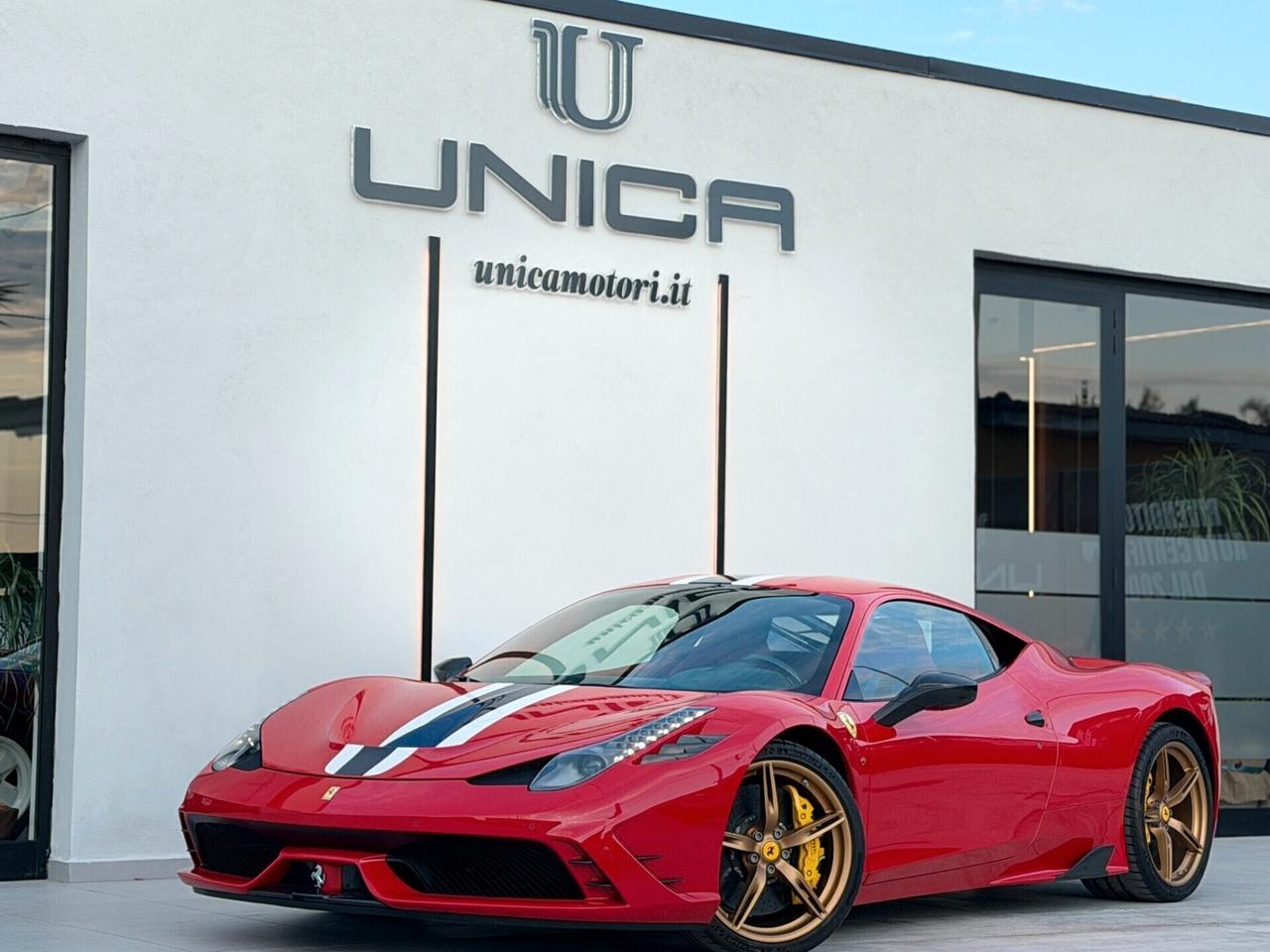 Ferrari 458 SPECIALE 4.5 605 CV DCT COUPE' CERCHI MAGNESIO ORO 1600 KM