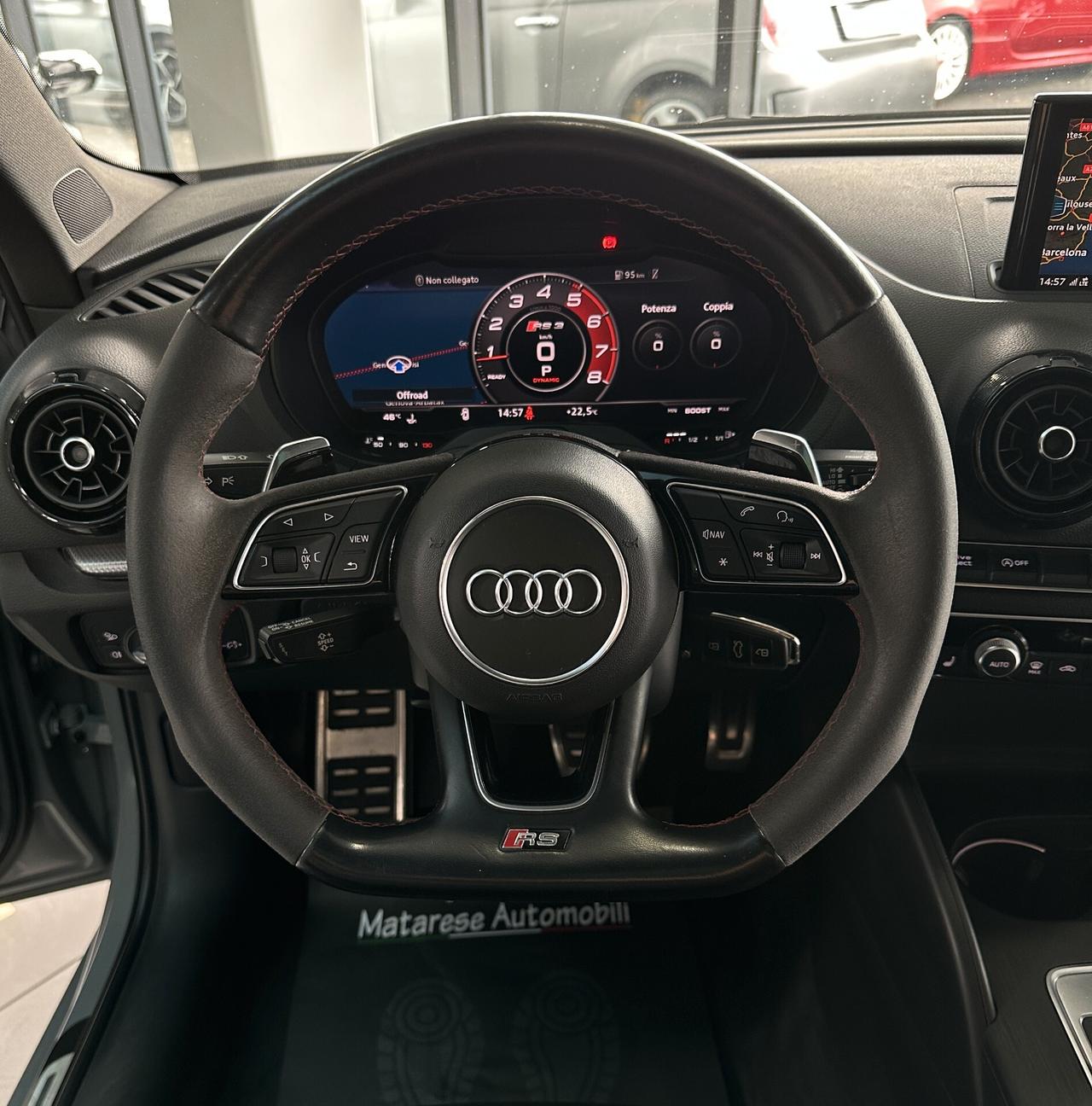 Audi A3 Audi Rs3 2.5 400CV B&O FullLed Navi TettoApribile Finanziabile Garanzia