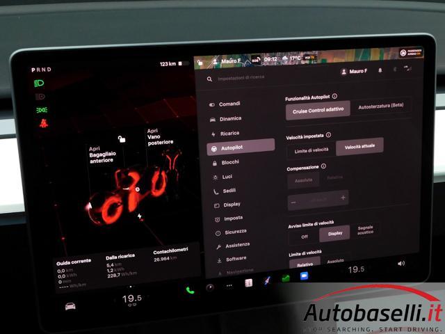 TESLA Model Y SINGLE MOTOR RWD 300CV AUTOMATICA 'GARANZIA TOTALE