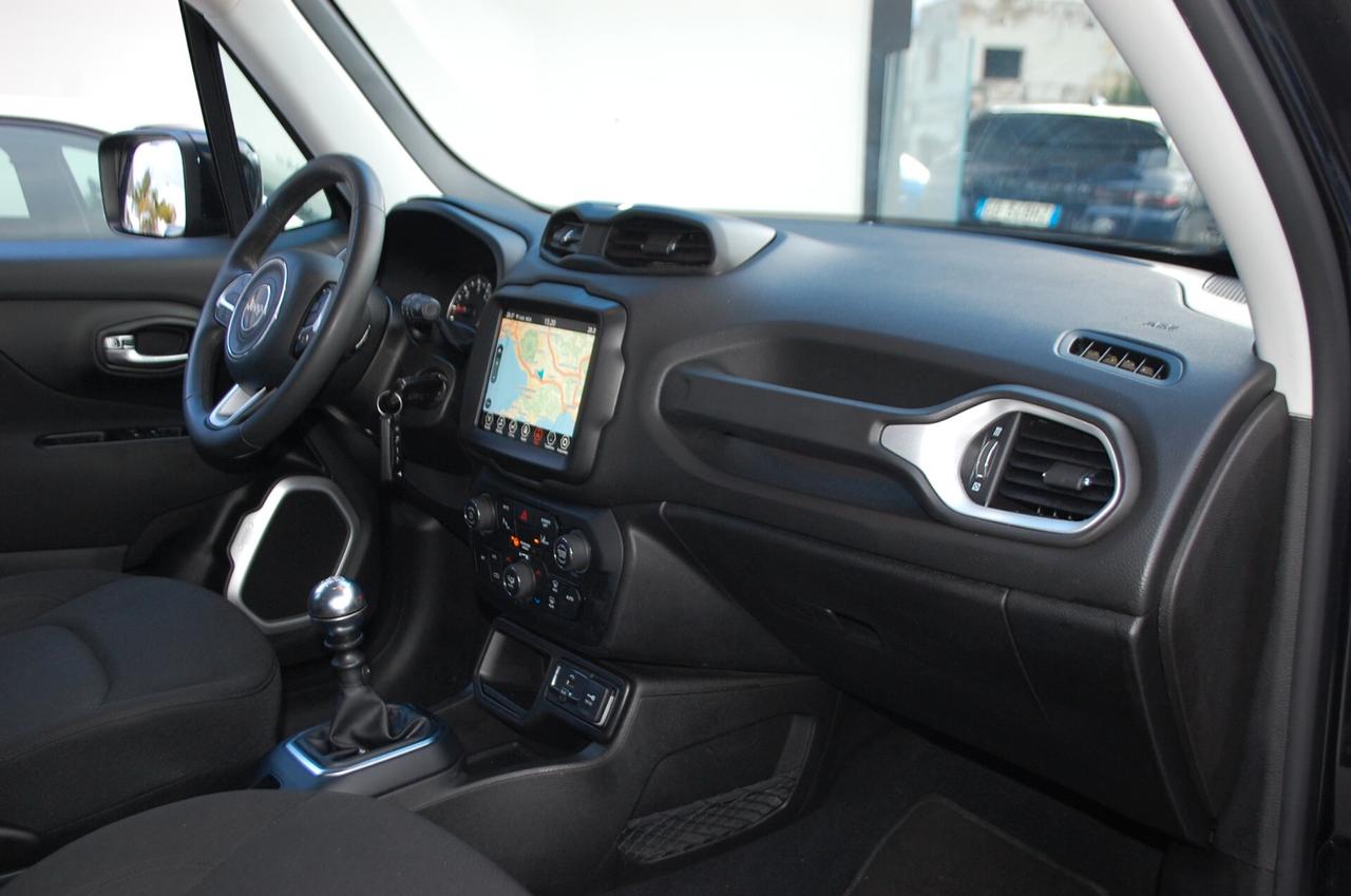 Jeep Renegade 1.6 mjt Longitude 2wd 130CV Uff Italy Navi USB Leg