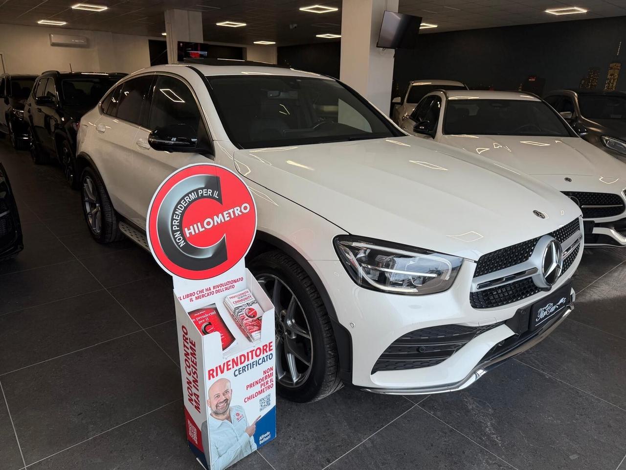 MERCEDES GLC 300D CUOPE' PREMIUM 4MATIC 2.0 245CV TETTO PELLE NAVI ANNO 2021