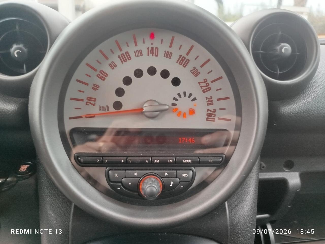 Mini Cooper Countryman 1.6-122cv KM CERTI- TAGLIANDATA- GARANZIA 12 MESI