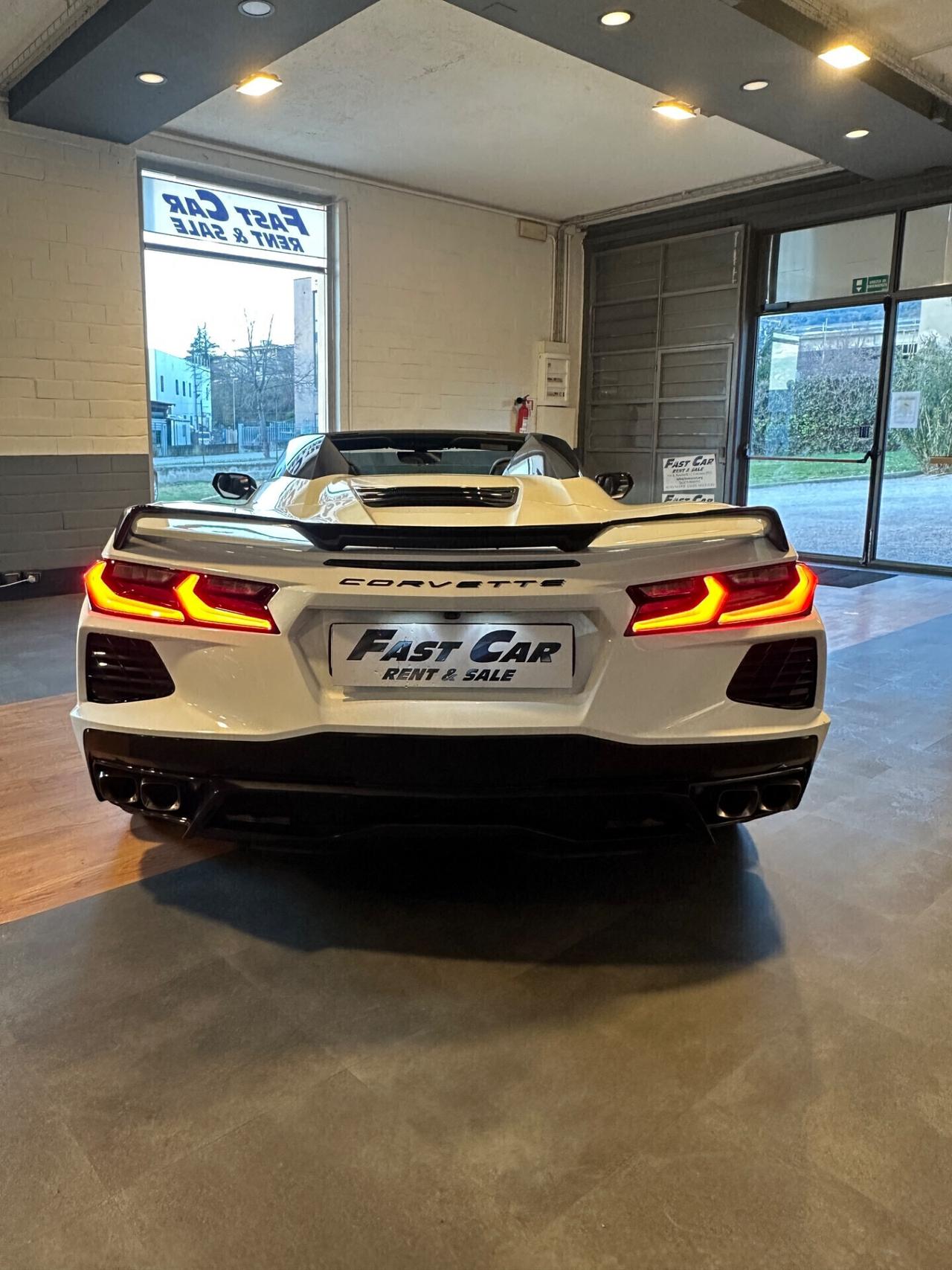 SOLO NOLEGGIO ONLY RENT Corvette C8 Stingray Z51 Convertibile