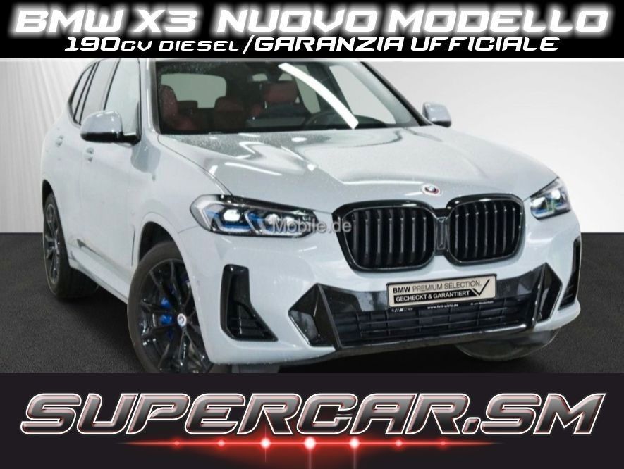 BMW X3 NUOVO MODELLO xDrive 20 M Sport 20" Laser HiFi