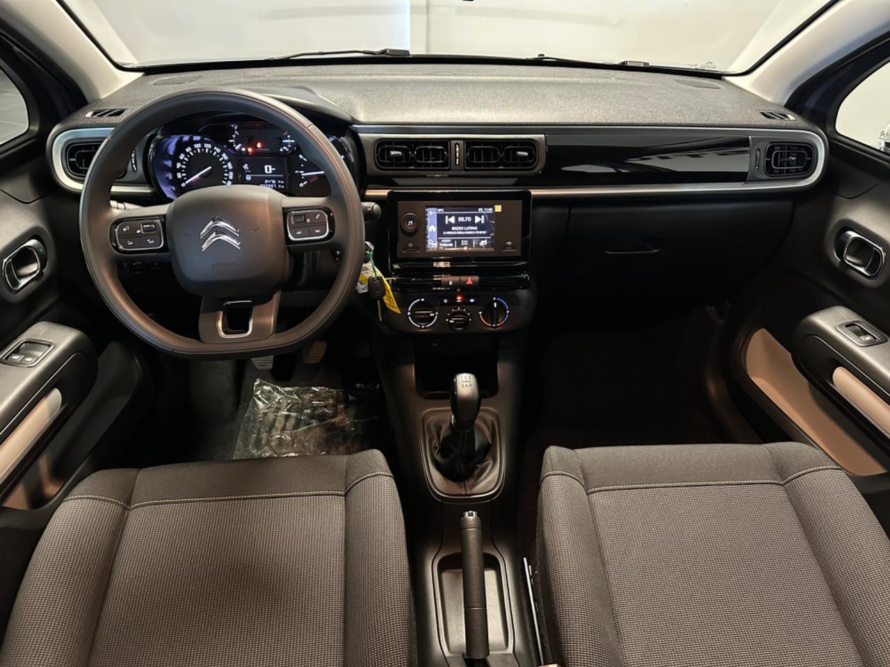 CITROEN C3 KM/0 NUOVA! 1.2 BENZ 83CV NEOPATENTATI GARANZIA 24 MESI