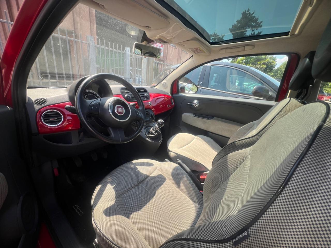Fiat 500 1.2 euro5 tetto panoramico