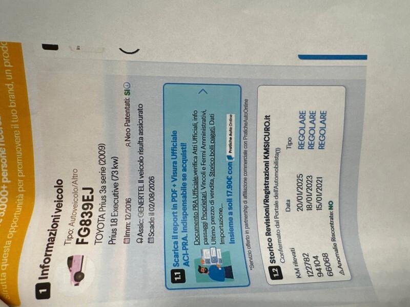 Toyota Auris Touring Sports 1.8 Hybrid Lounge