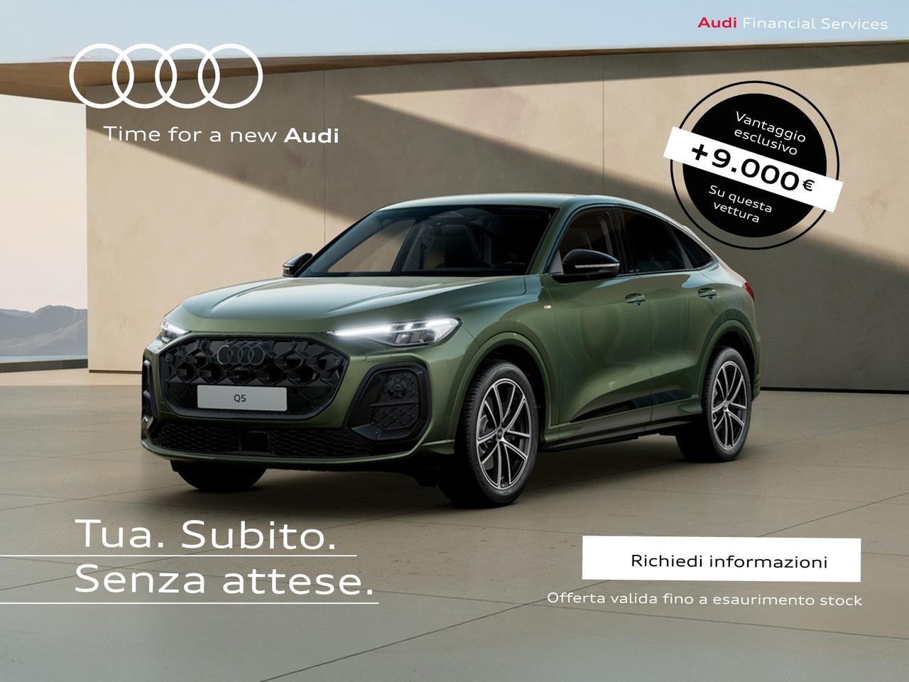 Audi Q5 sportback 2.0 tdi mhev+ s line edition quattro 204cv s-tronic