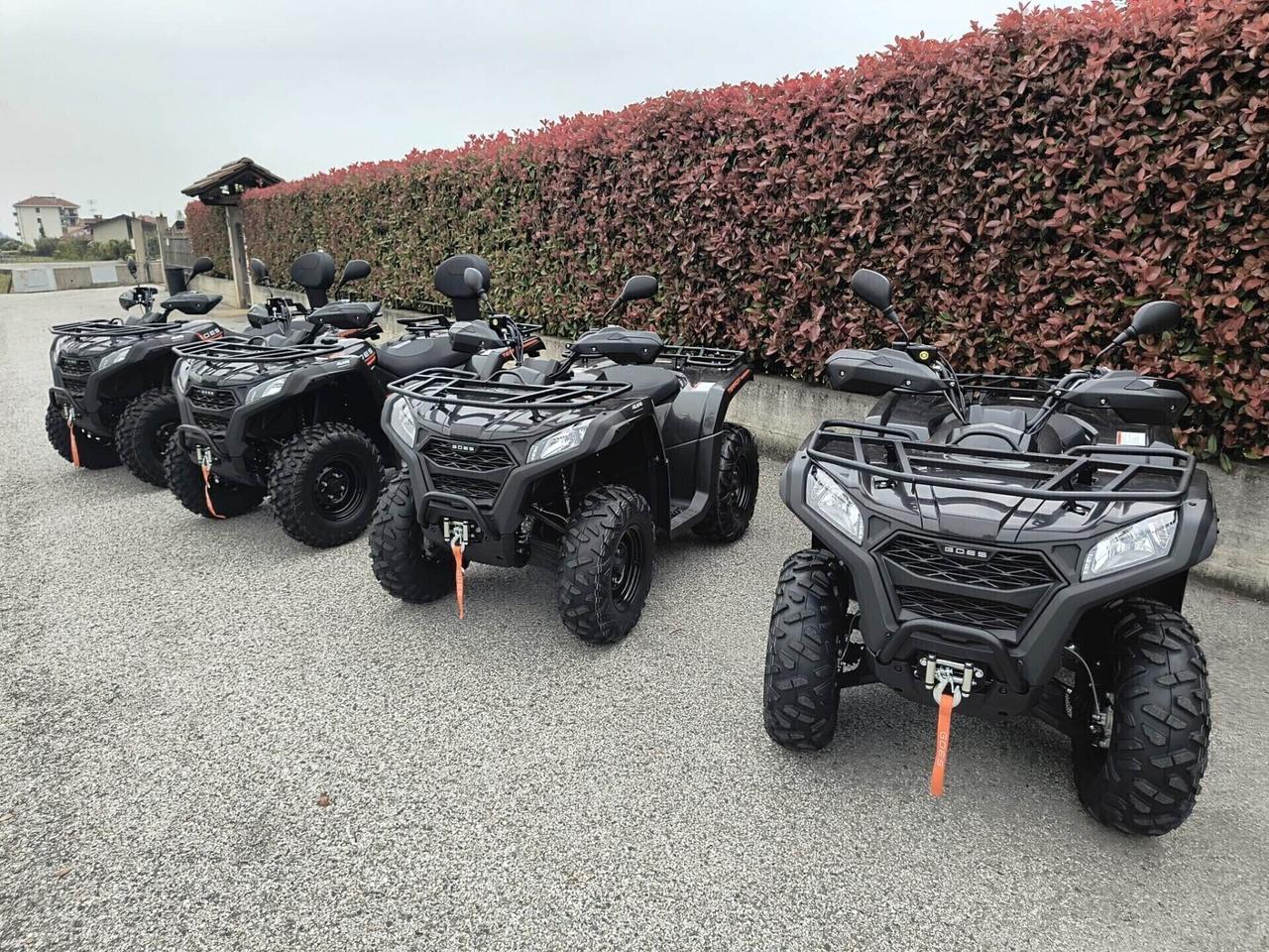 QUAD AGRICOLO TARGA GIALLA GOES 400 4X4 CON RIDOTTE