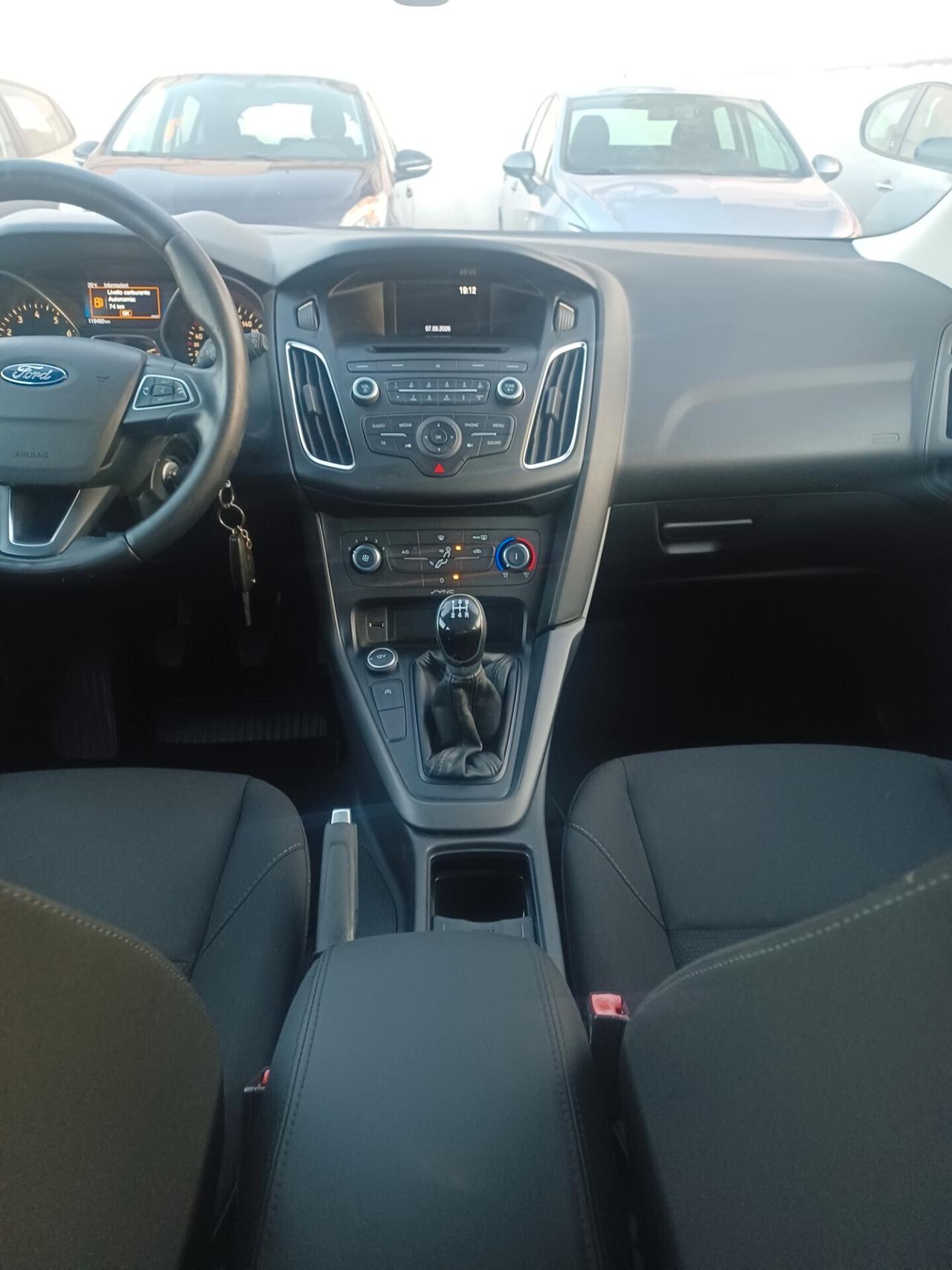 Ford Focus 1.0 100 CV PLUS ANNO 2015 EURO 6