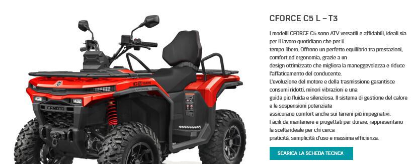 QUAD ATV CForce C5 LUXURY - T3 - AGRICOLO - PASSO LUNGO - PERMUTA USATO