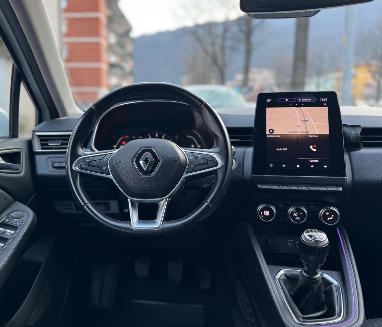 Renault Clio SCe 75 CV 5 porte - INTERNI FULL OPTIONAL - OK NEOPATENTATI - TELCAMERA 360°- VETRI OSCURATI