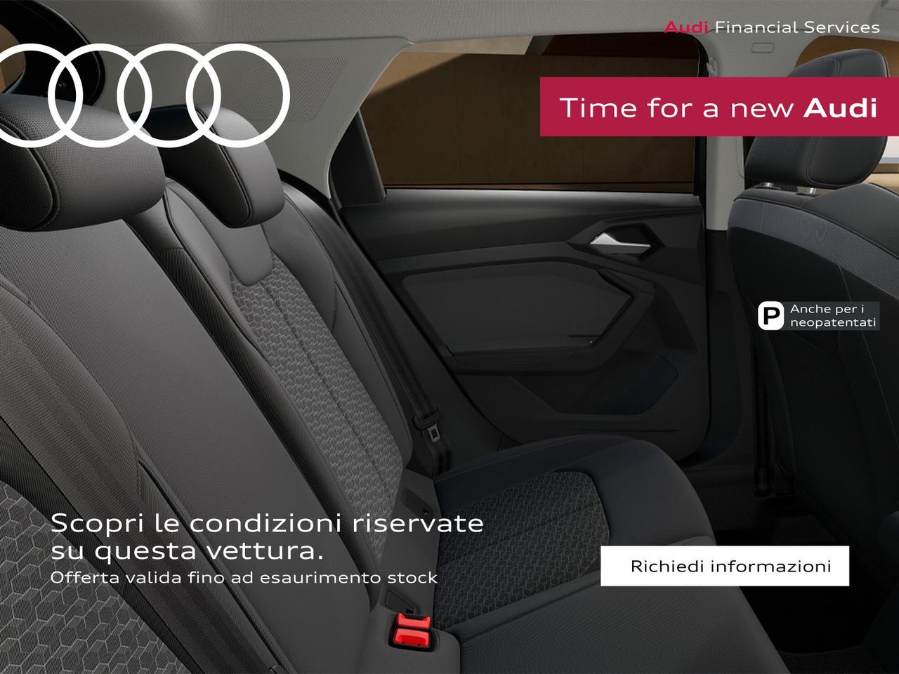 Audi A1 sportback 35 1.5 tfsi identity black s-tronic