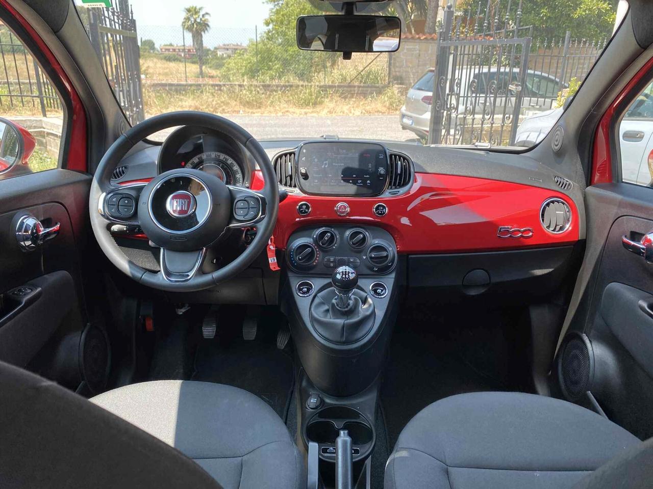 Fiat 500 1.0 Hybrid Red Lounge Ok Neop.