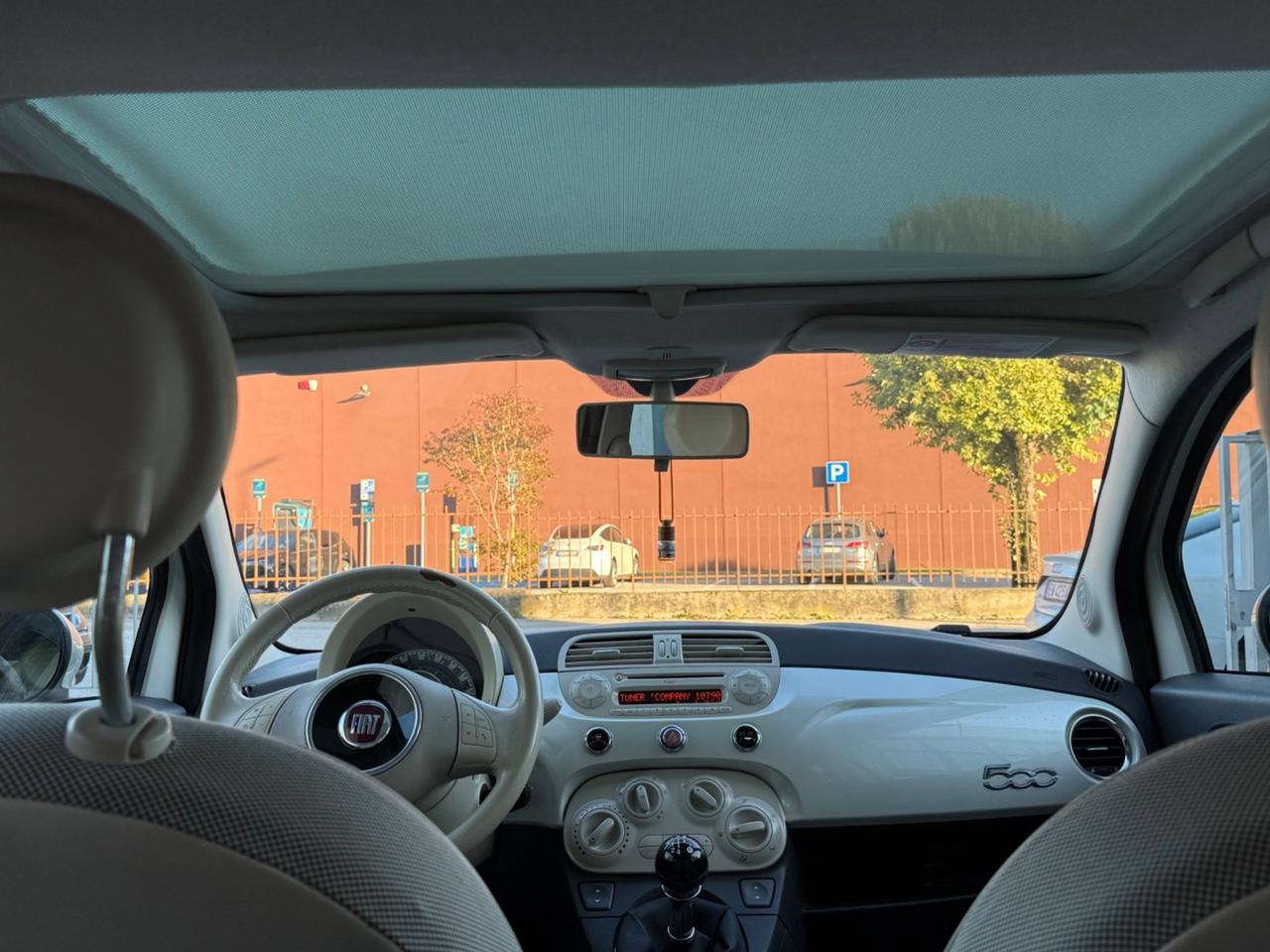 Fiat 500 Bianco speciale cielo panorama 1.2 Lounge
