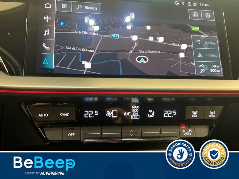 Audi A3 SPORTBACK 35 1.5 TFSI MHEV BUSINESS ADVANCED S-