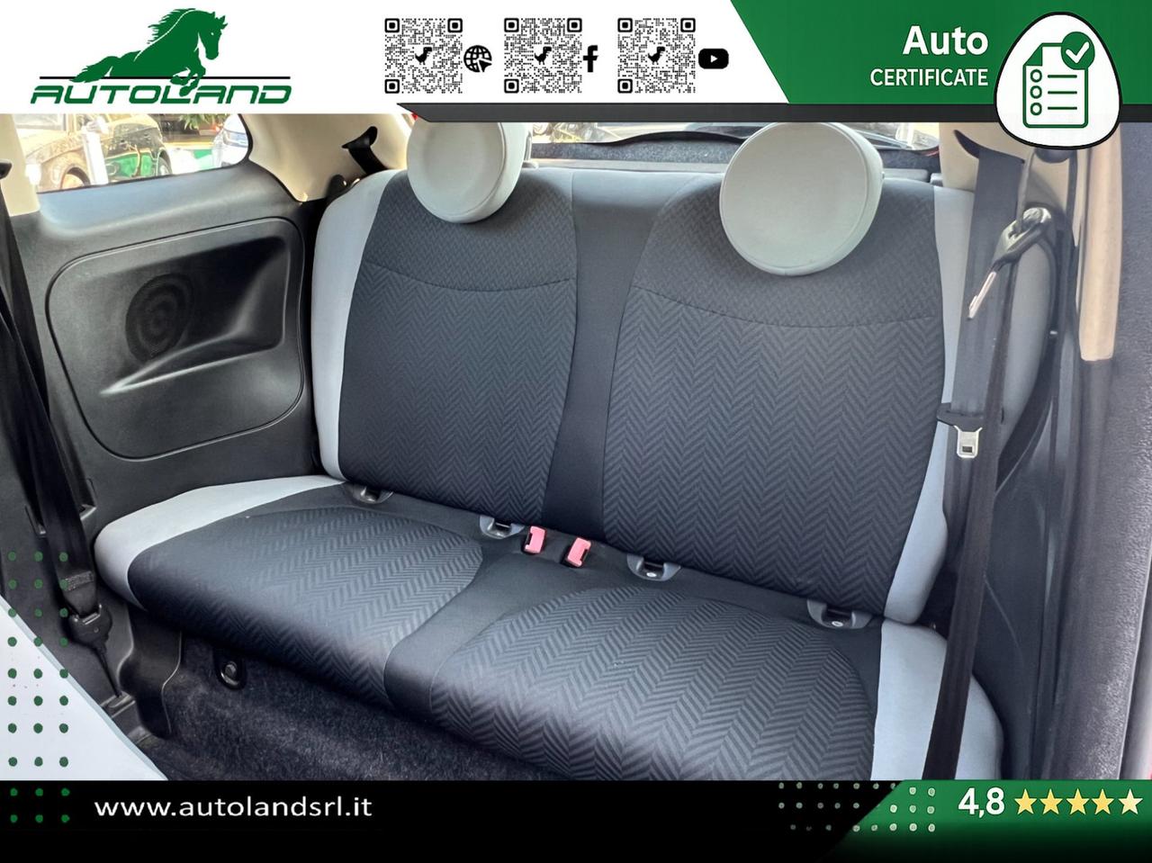 Fiat 500 1.2 69cv my19 Ok Neopatentati - Sensori di Parcheggio - Cruise Control - Uconnect 5"
